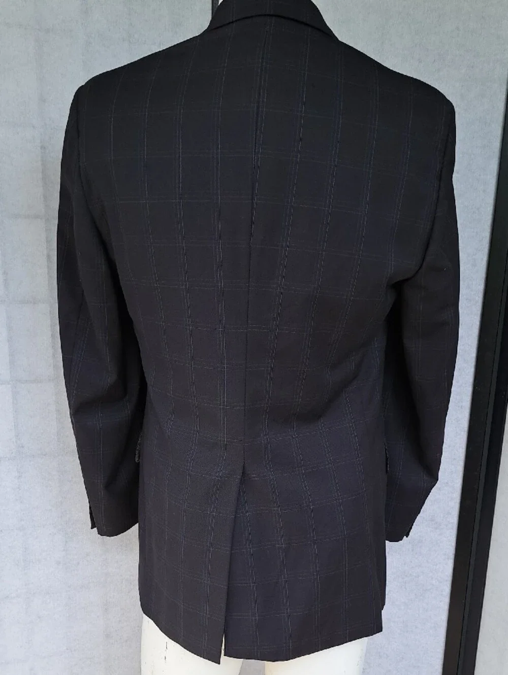 Men's Black Two-Button Blazer Jacket Made In Italy High Quality